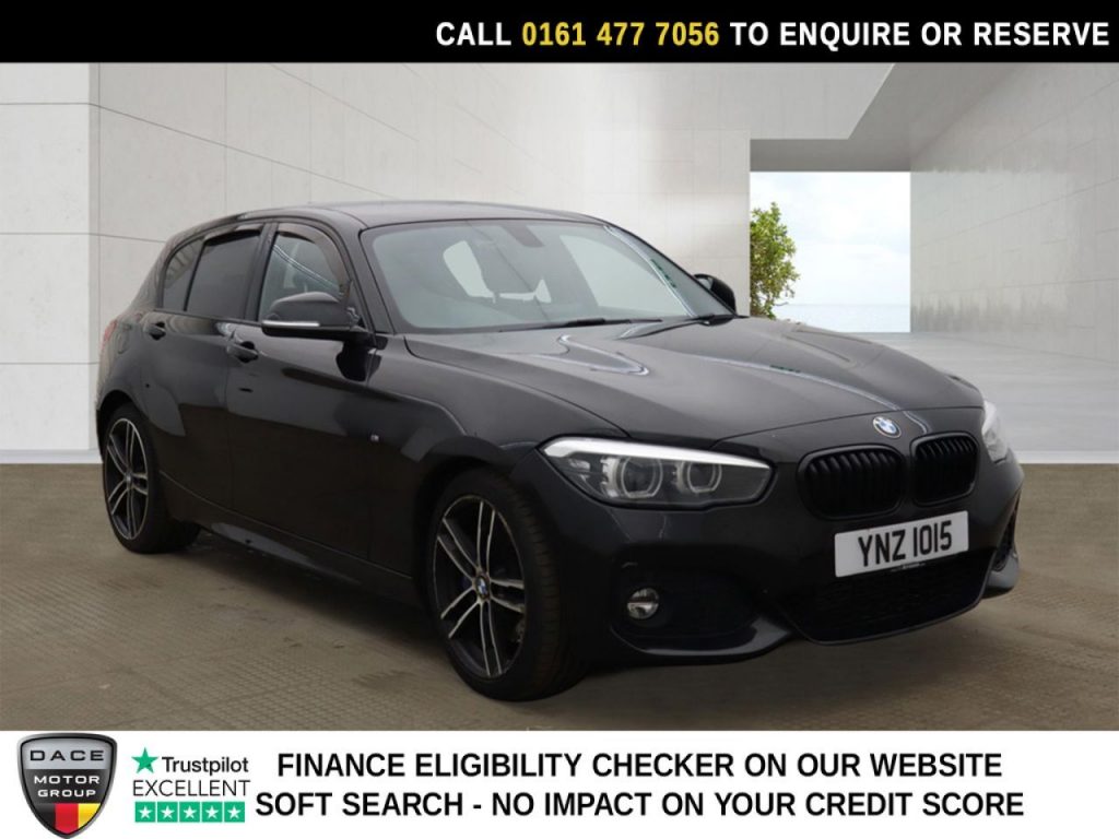 Used 2018 BLACK BMW 1 SERIES Hatchback 2.0 118d M Sport Shadow Edition Hatchback 5dr Diesel Auto Euro 6 (s/s) (150 ps) (reg. 2018-08-03) for sale in Stockport
