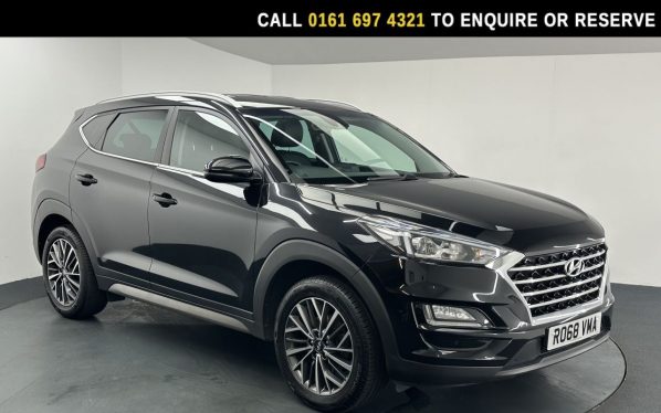 Used 2018 BLACK HYUNDAI TUCSON SUV 1.6 GDi Premium SUV 5dr Petrol Manual Euro 6 (s/s) (132 ps) (reg. 2018-09-28) for sale in Manchester