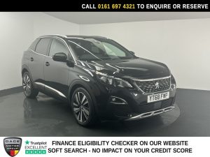 Used 2018 BLACK PEUGEOT 3008 SUV 1.5 BlueHDi GT Line Premium SUV 5dr Diesel Manual Euro 6 (s/s) (130 ps) (reg. 2018-09-30) for sale in Manchester