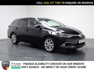 Used 2018 BLACK TOYOTA AURIS Estate 1.8 VVT-h Excel Touring Sports 5dr Petrol Hybrid CVT Euro 6 (s/s) (136 ps) (reg. 2018-10-28) for sale in Stockport