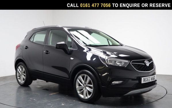 Used 2018 BLACK VAUXHALL MOKKA X SUV 1.4i Turbo ecoTEC Active SUV 5dr Petrol Manual Euro 6 (s/s) (140 ps) (reg. 2018-01-22) for sale in Stockport