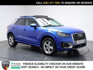Used 2018 BLUE AUDI Q2 SUV 1.4 TFSI CoD Sport SUV 5dr Petrol S Tronic Euro 6 (s/s) (150 ps) (reg. 2018-09-01) for sale in Stockport