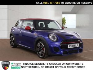 Used 2018 BLUE MINI HATCH Hatchback 2.0 John Cooper Works Hatchback 3dr Petrol Auto Euro 6 (s/s) (231 ps) (reg. 2018-06-26) for sale in Stockport
