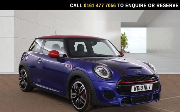 Used 2018 BLUE MINI HATCH Hatchback 2.0 John Cooper Works Hatchback 3dr Petrol Auto Euro 6 (s/s) (231 ps) (reg. 2018-06-26) for sale in Stockport