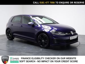 Used 2018 BLUE VOLKSWAGEN GOLF Hatchback 2.0 TDI GTD Hatchback 5dr Diesel DSG Euro 6 (s/s) (184 ps) (reg. 2018-08-06) for sale in Stockport