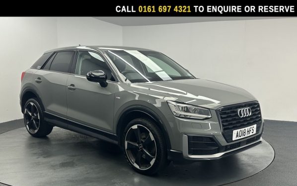 Used 2018 GREY AUDI Q2 SUV 1.4 TFSI CoD Edition 1 SUV 5dr Petrol S Tronic Euro 6 (s/s) (150 ps) (reg. 2018-03-27) for sale in Manchester