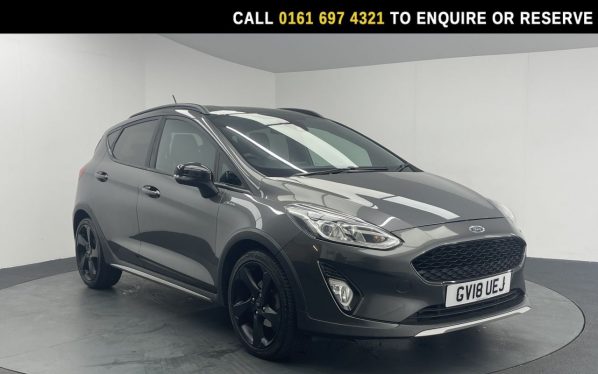 Used 2018 GREY FORD FIESTA Hatchback 1.0T EcoBoost Active B and O Play Hatchback 5dr Petrol Manual Euro 6 (s/s) (100 ps) (reg. 2018-08-11) for sale in Manchester