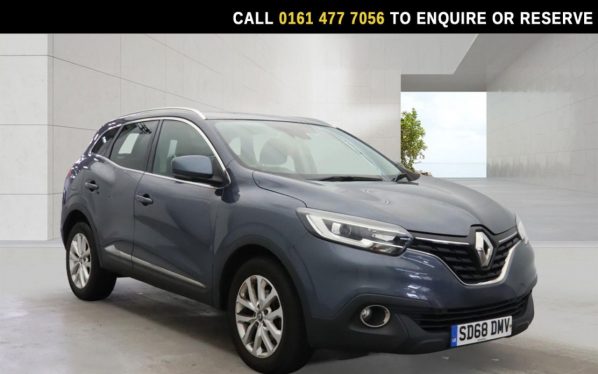 Used 2018 GREY RENAULT KADJAR SUV 1.3 TCe Dynamique Nav SUV 5dr Petrol Manual Euro 6 (s/s) (140 ps) (reg. 2018-10-13) for sale in Stockport