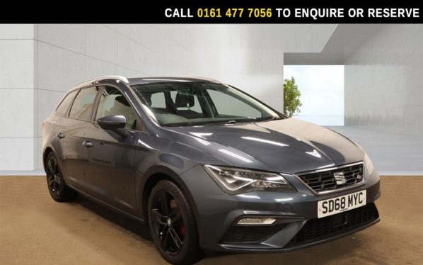 Used 2018 GREY SEAT LEON Estate 2.0 TSI FR ST 5dr Petrol DSG Euro 6 (s/s) (190 ps) (reg. 2018-11-30) for sale in Stockport