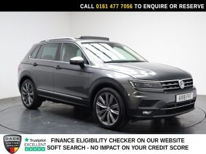 Used 2018 GREY VOLKSWAGEN TIGUAN SUV 2.0 TSI SEL SUV 5dr Petrol DSG 4Motion Euro 6 (s/s) (180 ps) (reg. 2018-03-29) for sale in Stockport