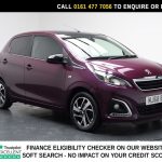 Used 2018 PURPLE PEUGEOT 108 Hatchback 1.0 Allure Hatchback 5dr Petrol Manual Euro 6 (72 ps) (reg. 2018-10-31) for sale in Stockport