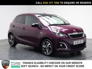 Used 2018 PURPLE PEUGEOT 108 Hatchback 1.0 Allure Hatchback 5dr Petrol Manual Euro 6 (72 ps) (reg. 2018-10-31) for sale in Stockport