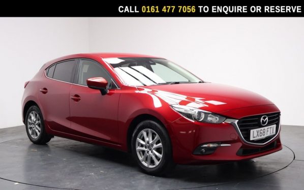 Used 2018 RED MAZDA MAZDA3 Hatchback 2.0 SKYACTIV-G SE-L Nav Hatchback 5dr Petrol Manual Euro 6 (s/s) (121 ps) (reg. 2018-09-29) for sale in Stockport