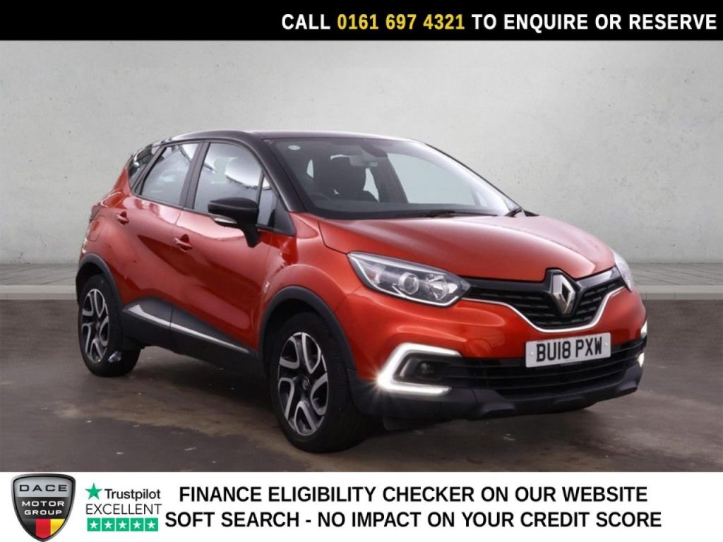 Used 2018 RED RENAULT CAPTUR SUV 0.9 TCe ENERGY Dynamique Nav SUV 5dr Petrol Manual Euro 6 (s/s) (90 ps) (reg. 2018-05-19) for sale in Manchester