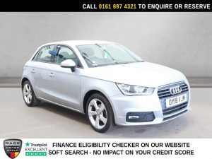 Used 2018 SILVER AUDI A1 Hatchback 1.0 TFSI Sport Sportback 5dr Petrol Manual Euro 6 (s/s) (Nav) (95 ps) (reg. 2018-03-23) for sale in Manchester