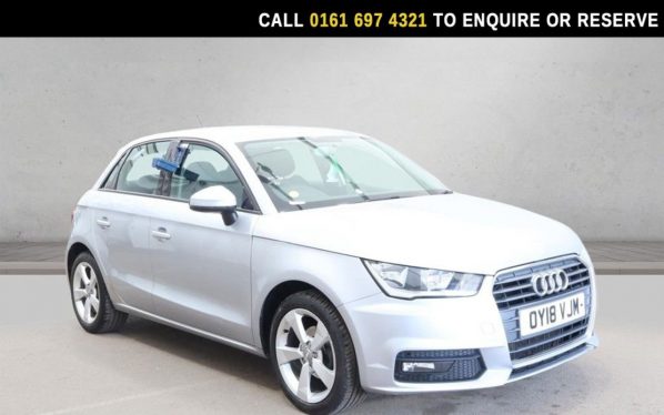 Used 2018 SILVER AUDI A1 Hatchback 1.0 TFSI Sport Sportback 5dr Petrol Manual Euro 6 (s/s) (Nav) (95 ps) (reg. 2018-03-23) for sale in Manchester