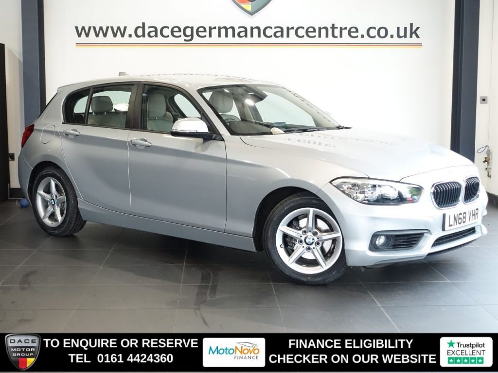 Used 2018 SILVER BMW 1 SERIES Hatchback 1.5 118i SE Hatchback 5dr Petrol Auto Euro 6 (s/s) (136 ps) (reg. 2018-09-10) for sale in Altrincham