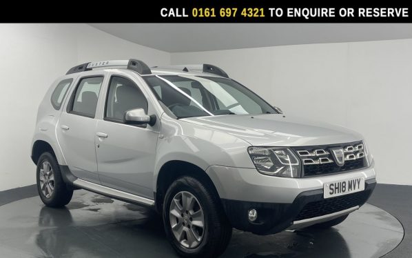Used 2018 SILVER DACIA DUSTER SUV 1.2 TCe Nav+ SUV 5dr Petrol Manual Euro 6 (s/s) (125 ps) (reg. 2018-05-29) for sale in Manchester