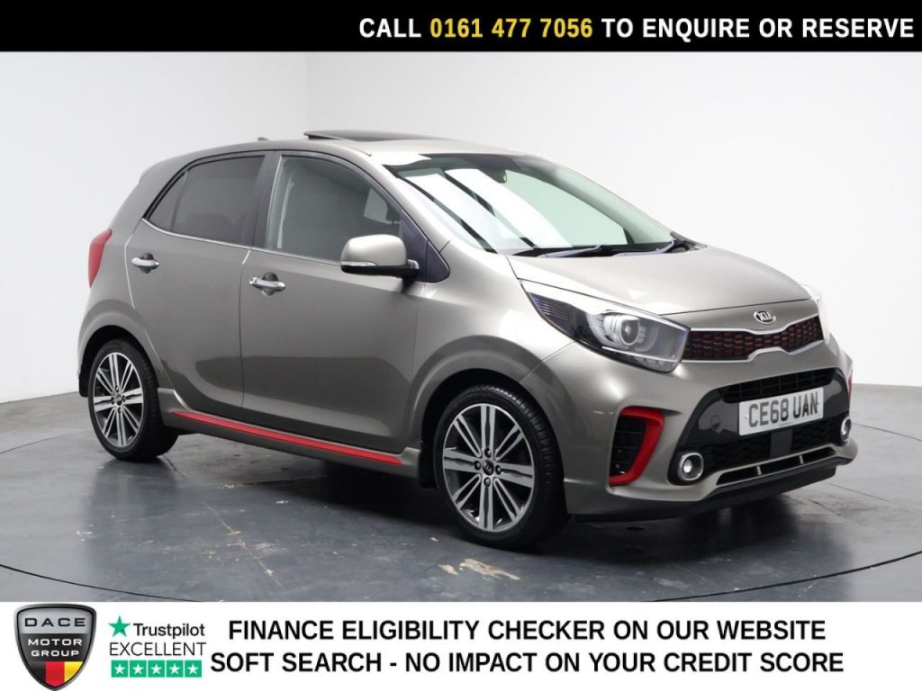 Used 2018 SILVER KIA PICANTO Hatchback 1.25 GT-Line S Hatchback 5dr Petrol Manual Euro 6 (83 bhp) (reg. 2018-09-27) for sale in Stockport