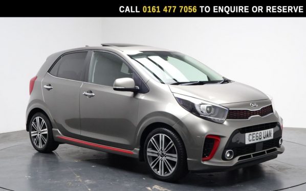 Used 2018 SILVER KIA PICANTO Hatchback 1.25 GT-Line S Hatchback 5dr Petrol Manual Euro 6 (83 bhp) (reg. 2018-09-27) for sale in Stockport