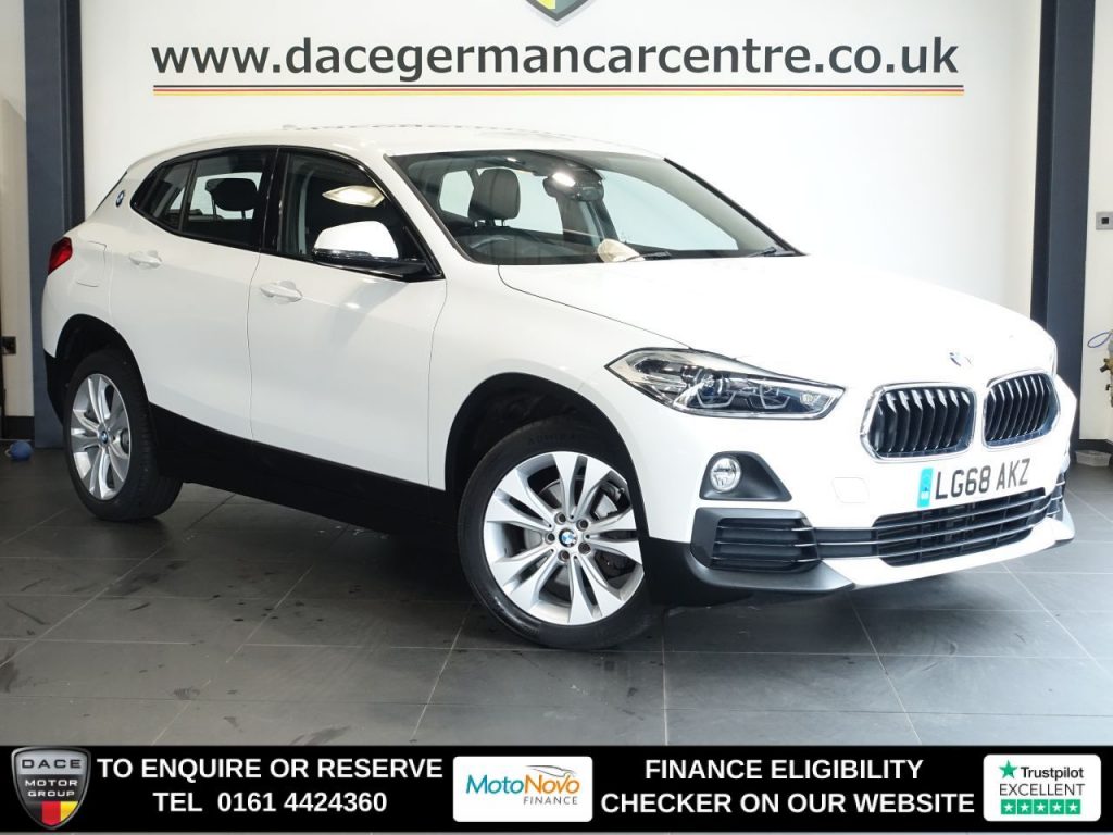 Used 2018 WHITE BMW X2 SUV 2.0 18d Sport SUV 5dr Diesel Manual sDrive Euro 6 (s/s) (150 ps) (reg. 2018-10-05) for sale in Altrincham