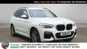 Used 2018 WHITE BMW X3 SUV 2.0 20d M Sport SUV 5dr Diesel Auto xDrive Euro 6 (s/s) (190 ps) (reg. 2018-07-31) for sale in Manchester