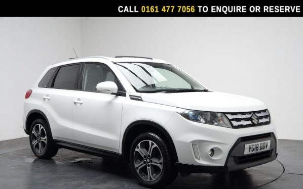 Used 2018 WHITE SUZUKI VITARA SUV 1.6 SZ5 SUV 5dr Petrol Auto ALLGRIP Euro 6 (s/s) (120 ps) (reg. 2018-03-29) for sale in Stockport