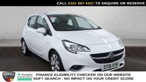 Used 2018 WHITE VAUXHALL CORSA Hatchback 1.4i Turbo ecoTEC SRi Nav Hatchback 5dr Petrol Manual Euro 6 (s/s) (100 ps) (reg. 2018-07-31) for sale in Manchester
