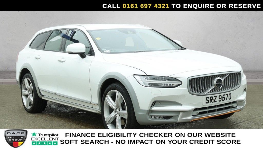 Used 2018 WHITE VOLVO V90 Cross Country Estate 2.0 D4 Volvo Ocean Race Estate 5dr Diesel Auto AWD Euro 6 (s/s) (190 ps) (reg. 2018-11-05) for sale in Manchester