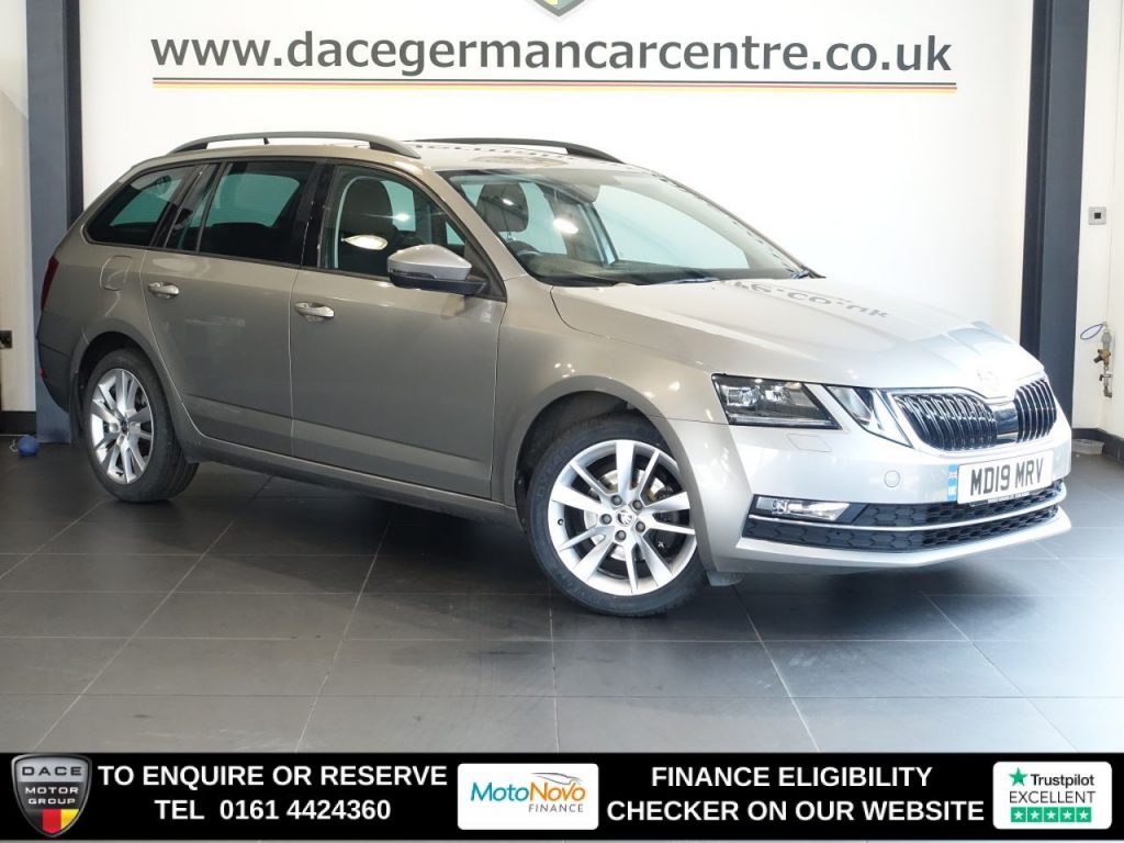 Used 2019 BEIGE SKODA OCTAVIA Estate 1.5 TSI GPF ACT SE L Estate 5dr Petrol Manual Euro 6 (s/s) (150 ps) (reg. 2019-05-24) for sale in Altrincham
