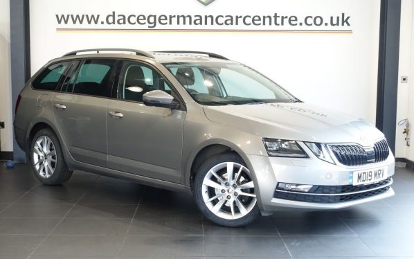 Used 2019 BEIGE SKODA OCTAVIA Estate 1.5 TSI GPF ACT SE L Estate 5dr Petrol Manual Euro 6 (s/s) (150 ps) (reg. 2019-05-24) for sale in Altrincham