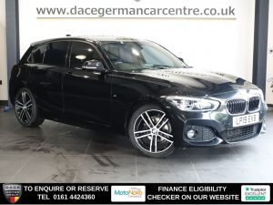 Used 2019 BLACK BMW 1 SERIES Hatchback 1.5 116d M Sport Hatchback 5dr Diesel Auto Euro 6 (s/s) (116 ps) (reg. 2019-05-16) for sale in Altrincham
