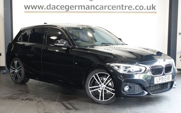 Used 2019 BLACK BMW 1 SERIES Hatchback 1.5 116d M Sport Hatchback 5dr Diesel Auto Euro 6 (s/s) (116 ps) (reg. 2019-05-16) for sale in Altrincham