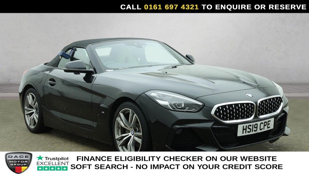 Used 2019 BLACK BMW Z4 Convertible 2.0 20i M Sport Convertible 2dr Petrol Auto sDrive Euro 6 (s/s) (197 ps) (reg. 2019-04-26) for sale in Manchester
