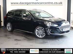 Used 2019 BLACK FORD FOCUS Estate 1.5 EcoBlue Vignale Estate 5dr Diesel Manual Euro 6 (s/s) (120 ps) (reg. 2019-07-29) for sale in Altrincham