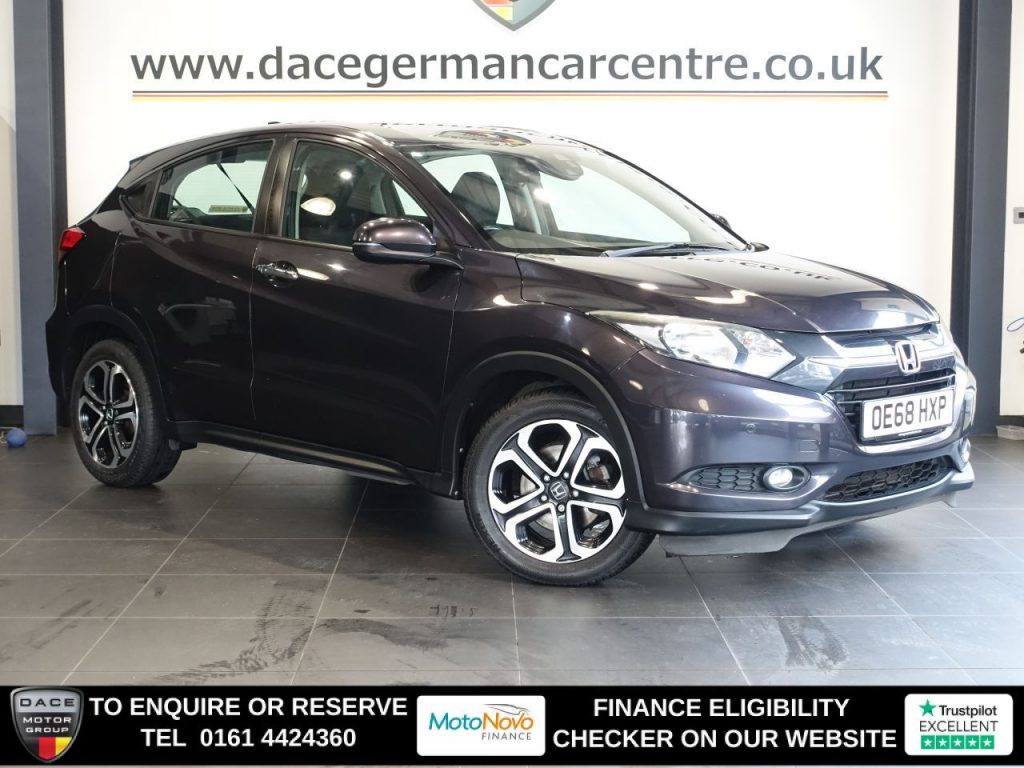 Used 2019 BLACK HONDA HR-V SUV 1.6 i-DTEC SE SUV 5dr Diesel Manual Euro 6 (s/s) (120 ps) (reg. 2019-01-10) for sale in Altrincham