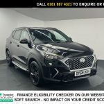 Used 2019 BLACK HYUNDAI TUCSON SUV 1.6 T-GDi N Line SUV 5dr Petrol DCT Euro 6 (s/s) (177 ps) (reg. 2019-09-10) for sale in Manchester