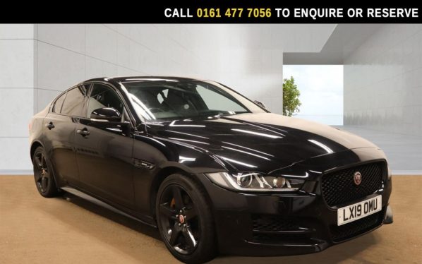 Used 2019 BLACK JAGUAR XE Saloon 2.0i GPF R-Sport Saloon 4dr Petrol Auto Euro 6 (s/s) (200 ps) (reg. 2019-03-22) for sale in Stockport