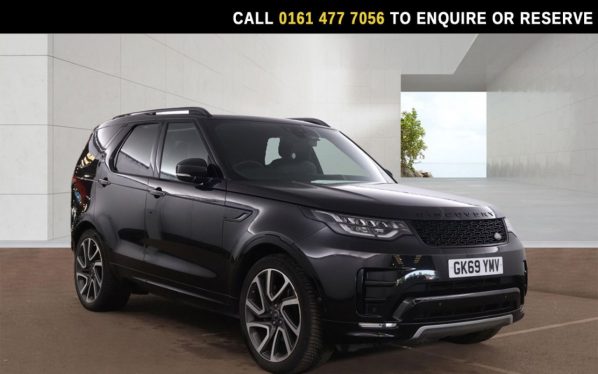 Used 2019 BLACK LAND ROVER DISCOVERY SUV 3.0 SD V6 HSE Luxury SUV 5dr Diesel Auto 4WD Euro 6 (s/s) (306 ps) (reg. 2019-10-31) for sale in Stockport