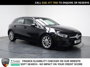 Used 2019 BLACK MERCEDES-BENZ A-CLASS Hatchback 1.5 A180d Sport (Executive) Hatchback 5dr Diesel 7G-DCT Euro 6 (s/s) (116 ps) (reg. 2019-03-22) for sale in Stockport
