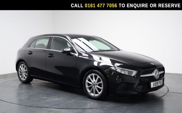 Used 2019 BLACK MERCEDES-BENZ A-CLASS Hatchback 1.5 A180d Sport (Executive) Hatchback 5dr Diesel 7G-DCT Euro 6 (s/s) (116 ps) (reg. 2019-03-22) for sale in Stockport