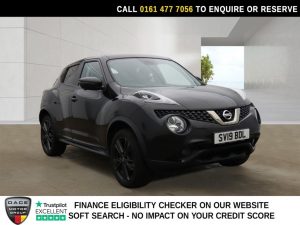 Used 2019 BLACK NISSAN JUKE SUV 1.6 Tekna SUV 5dr Petrol Manual Euro 6 (112 ps) (reg. 2019-06-29) for sale in Stockport
