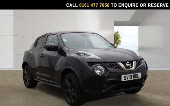 Used 2019 BLACK NISSAN JUKE SUV 1.6 Tekna SUV 5dr Petrol Manual Euro 6 (112 ps) (reg. 2019-06-29) for sale in Stockport