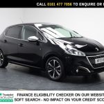 Used 2019 BLACK PEUGEOT 208 Hatchback 1.2 PureTech Tech Edition Hatchback 5dr Petrol Manual Euro 6 (s/s) (82 ps) (reg. 2019-03-31) for sale in Stockport