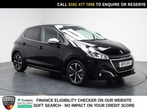 Used 2019 BLACK PEUGEOT 208 Hatchback 1.2 PureTech Tech Edition Hatchback 5dr Petrol Manual Euro 6 (s/s) (82 ps) (reg. 2019-03-31) for sale in Stockport