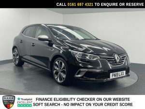 Used 2019 BLACK RENAULT MEGANE Hatchback 1.3 TCe GT Line Hatchback 5dr Petrol Manual Euro 6 (s/s) (140 ps) (reg. 2019-03-25) for sale in Manchester