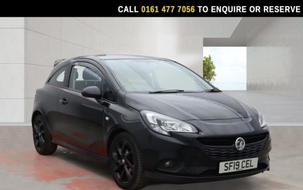 Used 2019 BLACK VAUXHALL CORSA Hatchback 1.4i ecoTEC SRi VX Line Nav Black Hatchback 3dr Petrol Manual Euro 6 (90 ps) (reg. 2019-06-24) for sale in Stockport