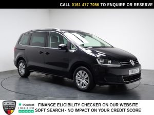 Used 2019 BLACK VOLKSWAGEN SHARAN MPV 1.4 TSI GPF SE Nav MPV 5dr Petrol DSG Euro 6 (s/s) (150 ps) (reg. 2019-04-24) for sale in Stockport