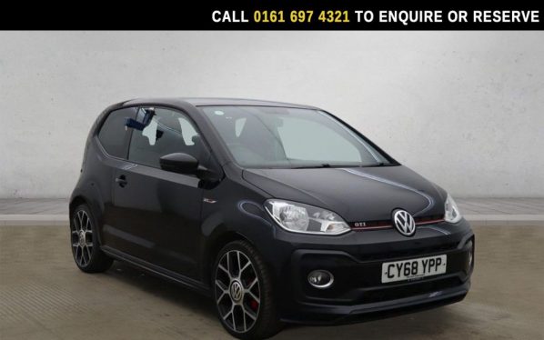 Used 2019 BLACK VOLKSWAGEN UP! Hatchback 1.0 TSI up! GTI Hatchback 3dr Petrol Manual Euro 6 (s/s) (115 ps) (reg. 2019-02-15) for sale in Manchester