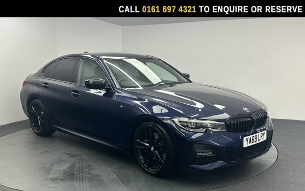 Used 2019 BLUE BMW 3 SERIES Saloon 2.0 320i M Sport Plus Edition Saloon 4dr Petrol Auto Euro 6 (s/s) (184 ps) (reg. 2019-12-18) for sale in Manchester